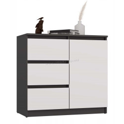 Tumba TopEshop 1D3S (Anthracite/White)