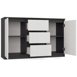 Tumba TopEshop 2D3S (Anthracite/White) Thumb