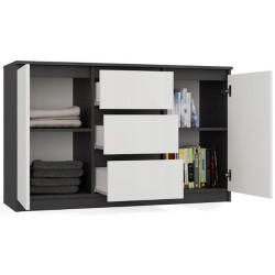 Tumba TopEshop 2D3S (Anthracite/White) Thumb