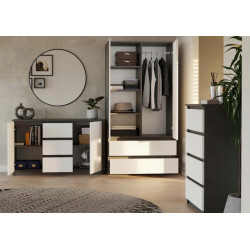 Tumba TopEshop 2D3S (Anthracite/White) Thumb