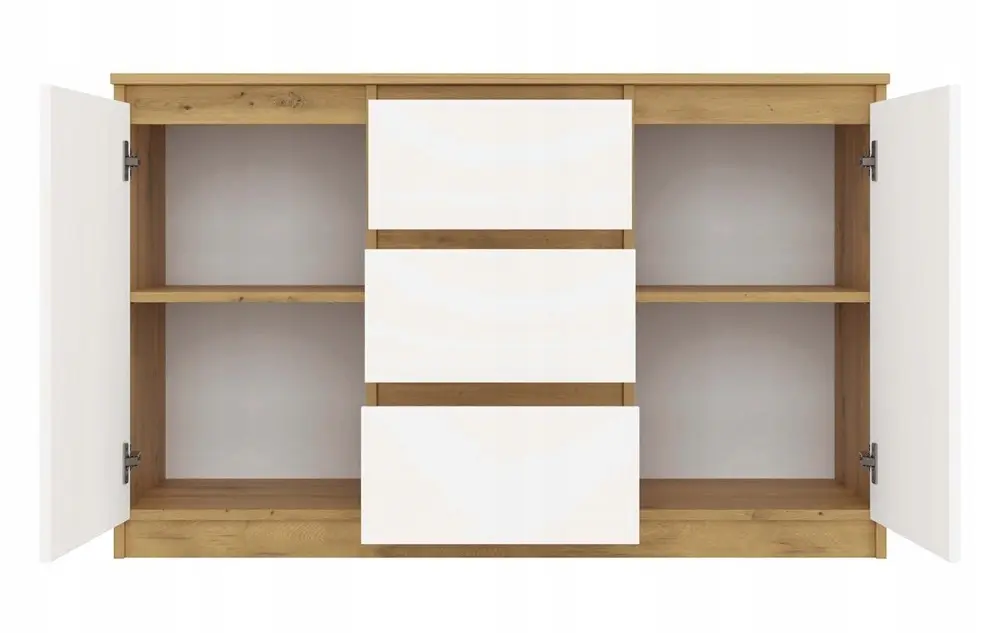 Tumba TopEshop 2D3S (Artisan Oak/White) - 4