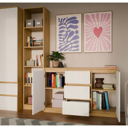 Tumba TopEshop 2D3S (Artisan Oak/White) Thumb