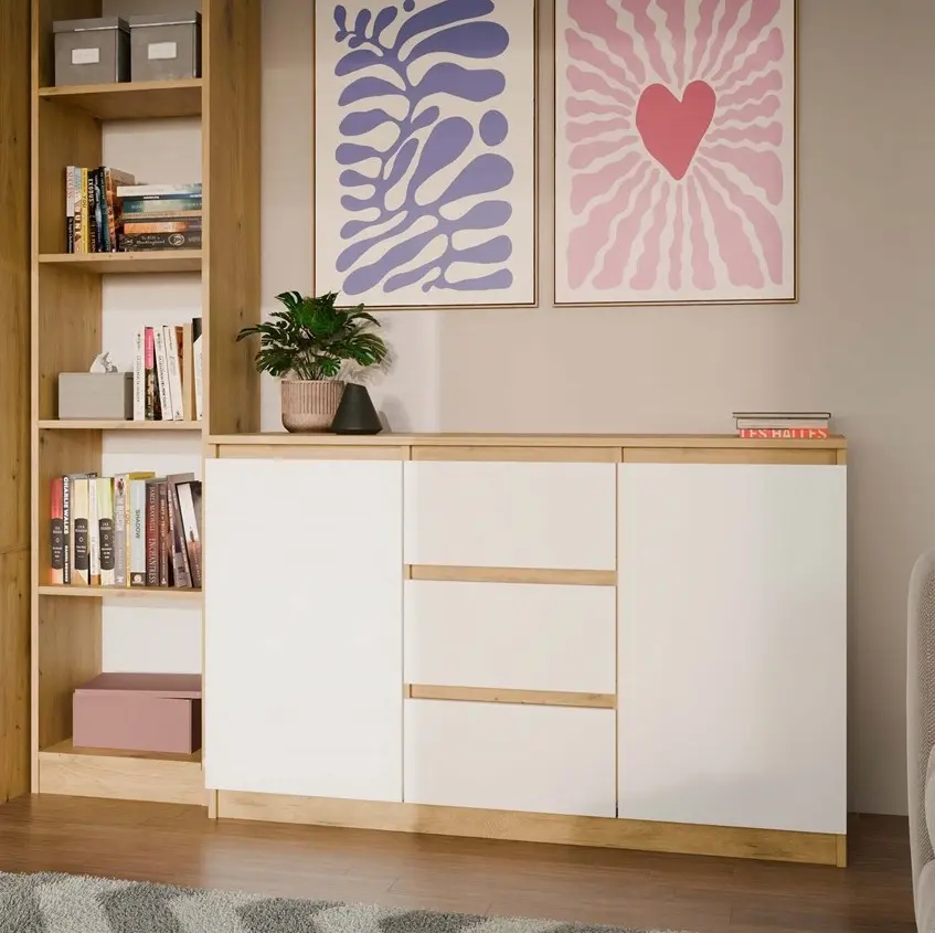 Tumba TopEshop 2D3S (Artisan Oak/White)