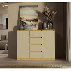 Tumba TopEshop 2D4SZ (Artisan Oak/Cashmere)