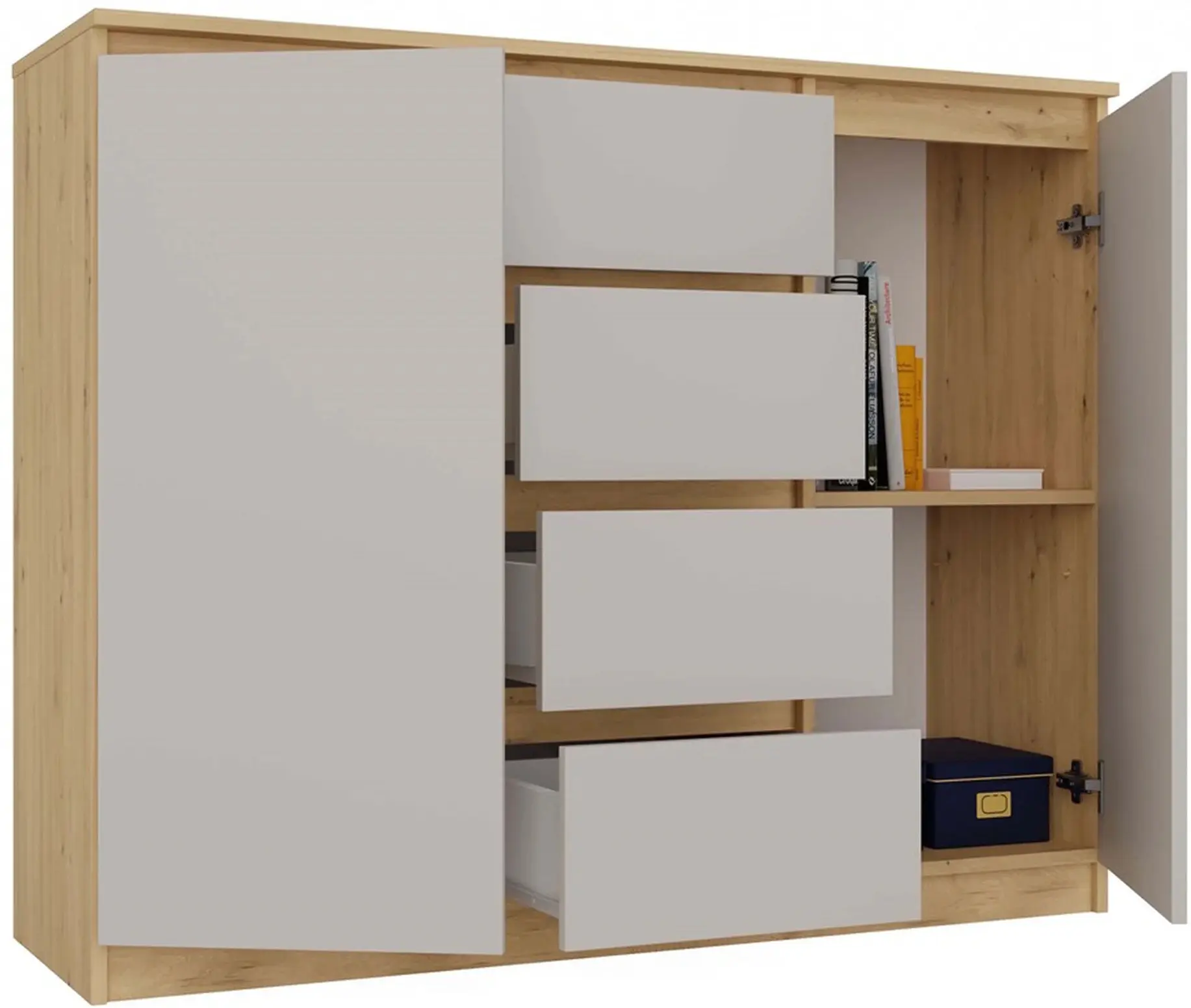 Tumba TopEshop 2D4SZ (Artisan Oak/Cashmere) - 5