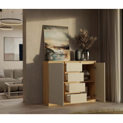 Tumba TopEshop 2D4SZ (Artisan Oak/Cashmere) Thumb