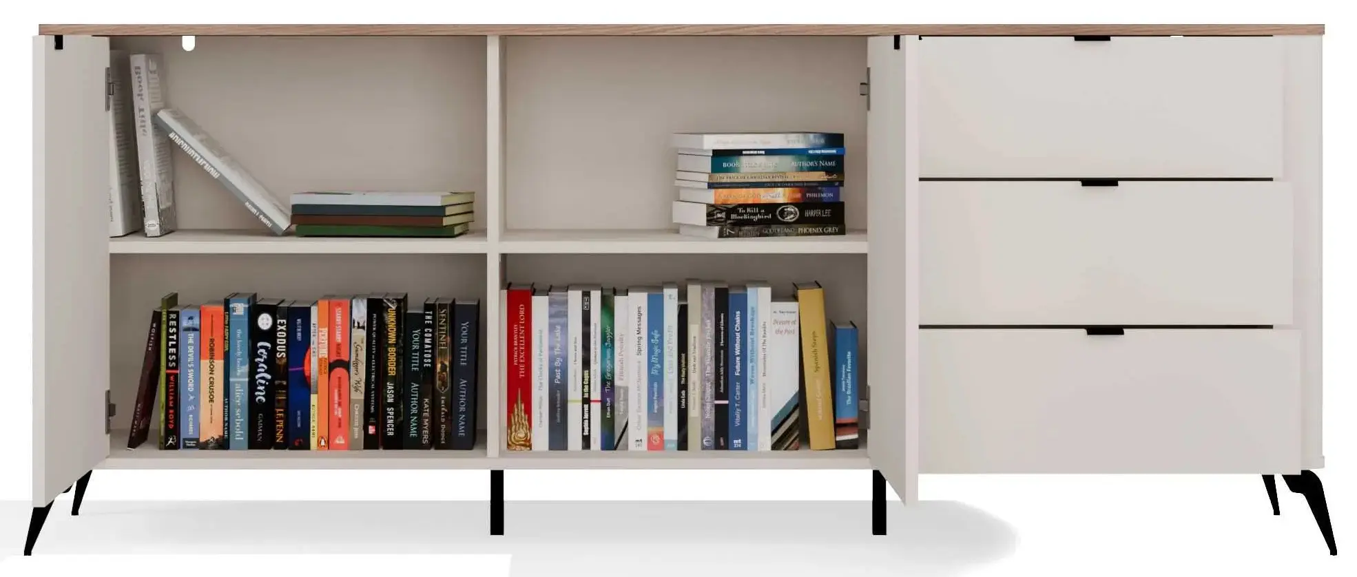 Тумба TopEshop Cordoba 2D3S (Cashmere/Castello Oak) - 4