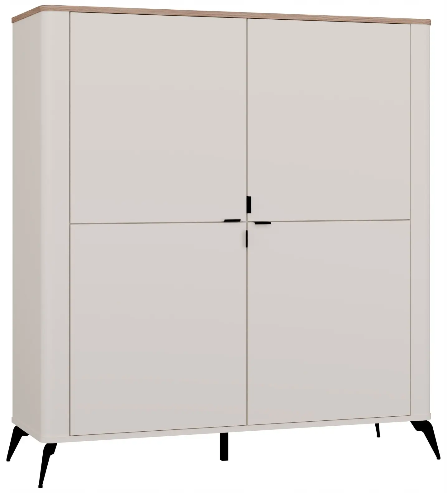 Тумба TopEshop Cordoba 4D (Cashmere/Castello Oak) - 2