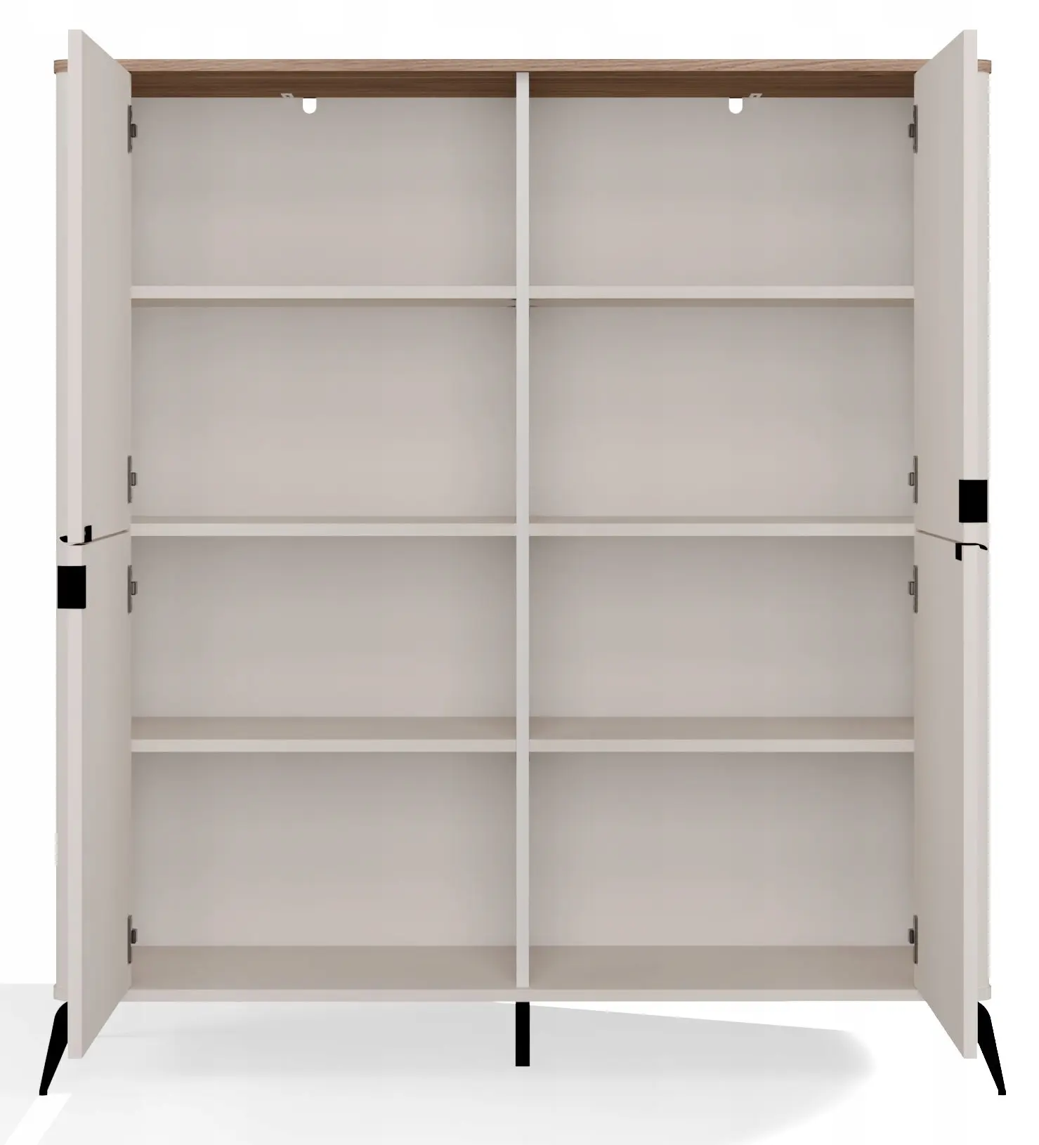 Тумба TopEshop Cordoba 4D (Cashmere/Castello Oak) - 5