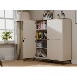 Тумба TopEshop Cordoba 4D (Cashmere/Castello Oak) Thumb