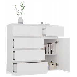 Тумба TopEshop Malwa 1D5S (White) Thumb