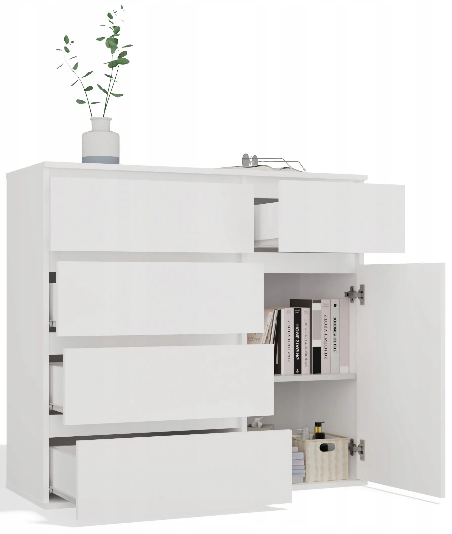 Тумба TopEshop Malwa 1D5S (White) - 5