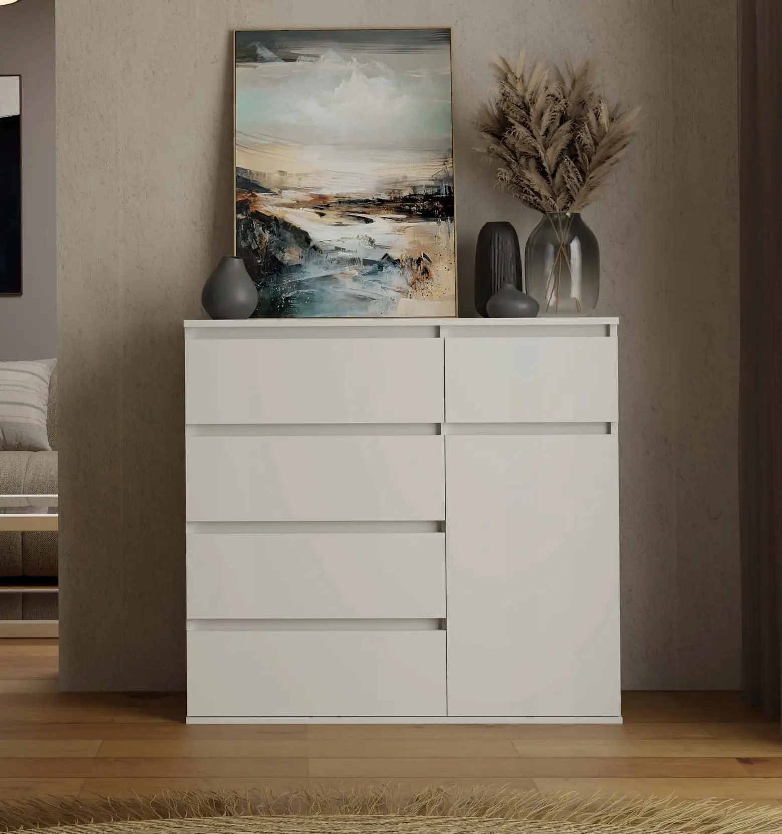 Тумба TopEshop Malwa 1D5S (White) - 6