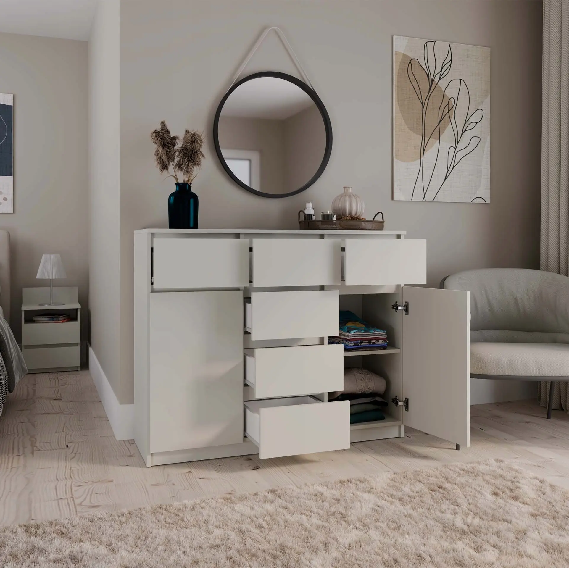 Тумба TopEshop Malwa 2D6S (Cashmere) - 8