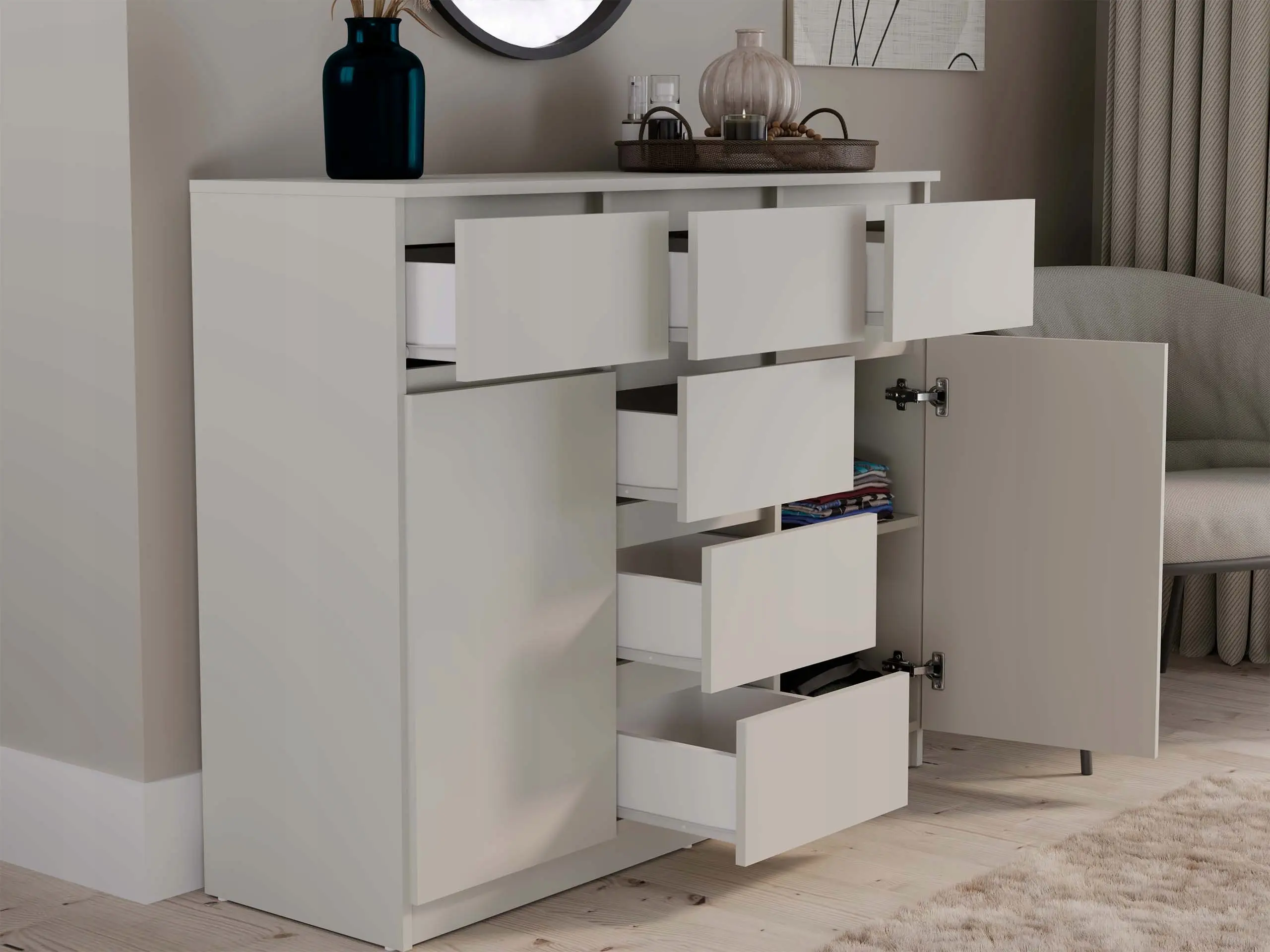 Тумба TopEshop Malwa 2D6S (Cashmere) - 9