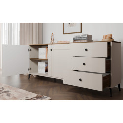 Тумба TopEshop Point 2D3S (Cashmere/Castello Oak) Thumb