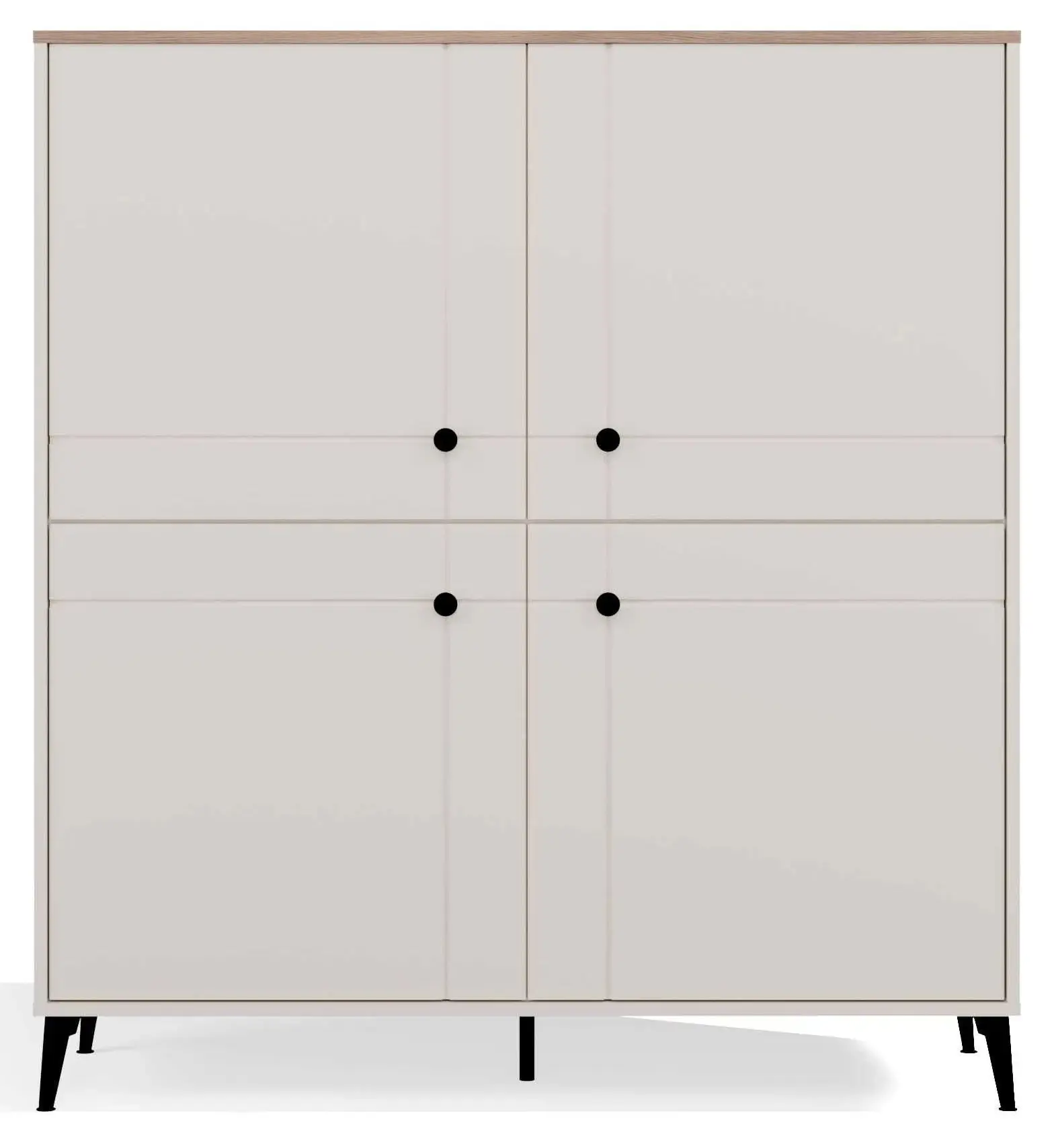 Тумба TopEshop Point 4D (Cashmere/Castello Oak) - 2