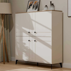 Тумба TopEshop Point 4D (Cashmere/Castello Oak)