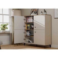 Тумба TopEshop Point 4D (Cashmere/Castello Oak) Thumb