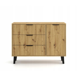 Тумба TopEshop Scandi 1D3S Slim (Artisan Oak) Thumb