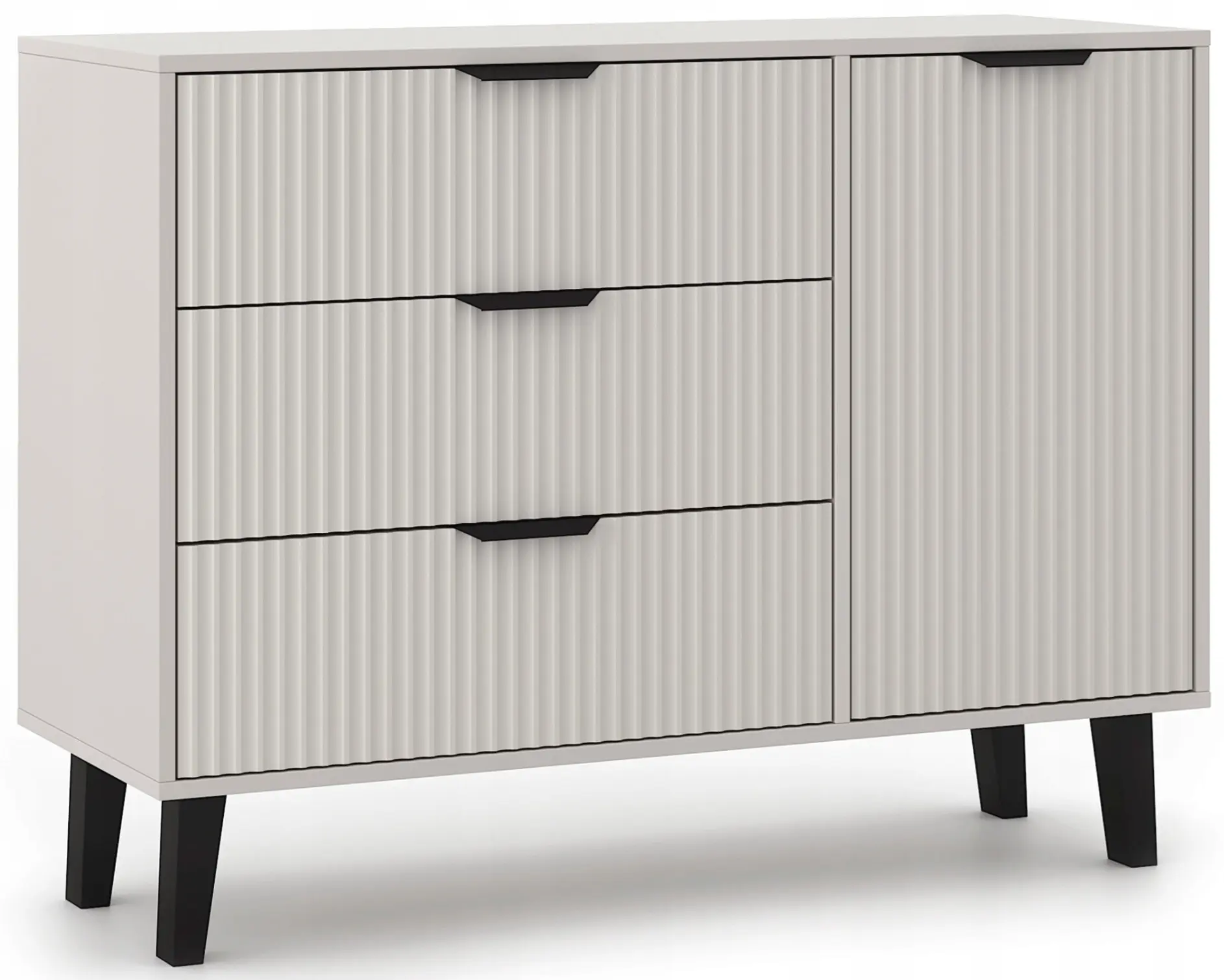 Тумба TopEshop Scandi 1D3S Slim (Cashmere) - 2