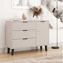 Тумба TopEshop Scandi 1D3S Slim (Cashmere)