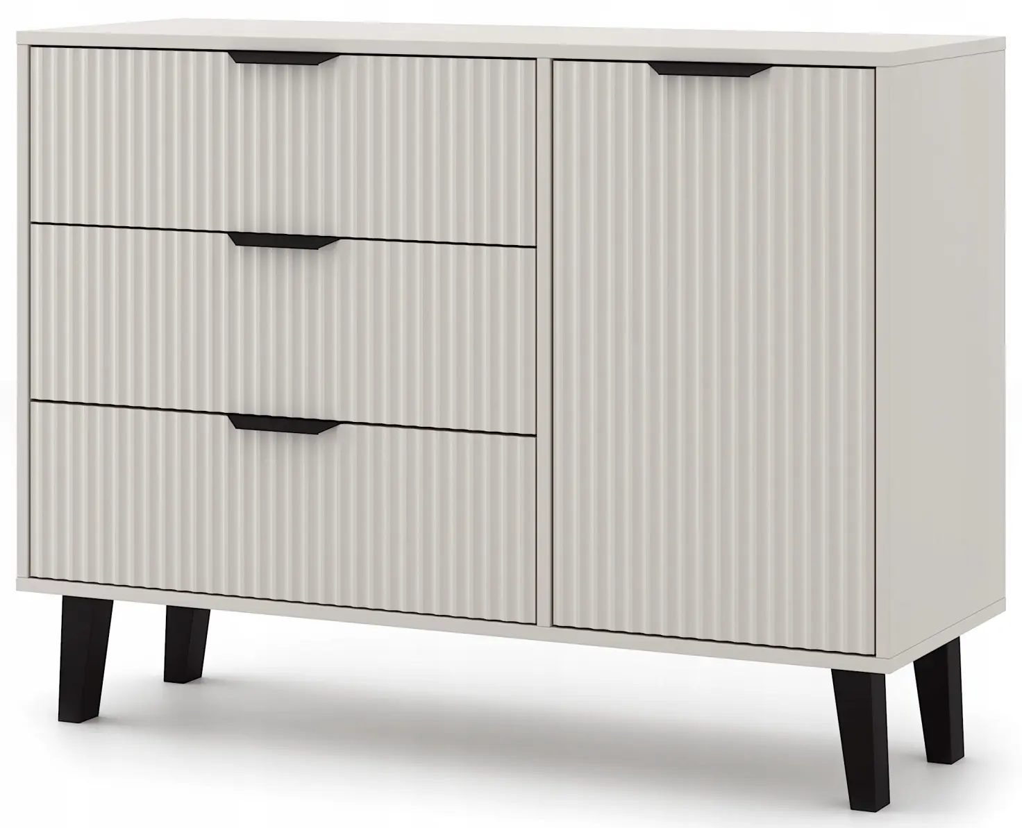 Тумба TopEshop Scandi 1D3S Slim (Cashmere) - 4