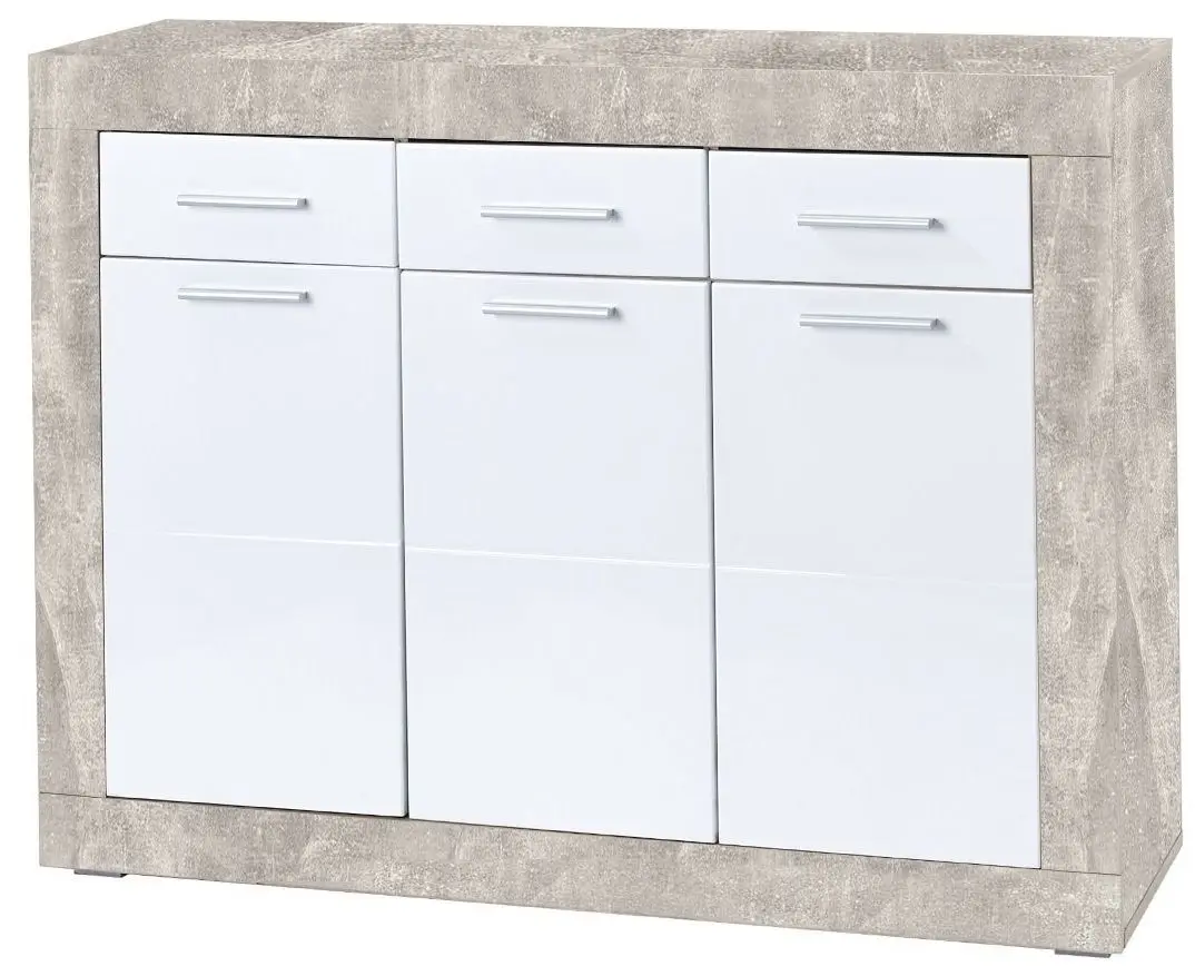 Comoda Tuckano 117 Warsaw (Atelier/White Gloss)