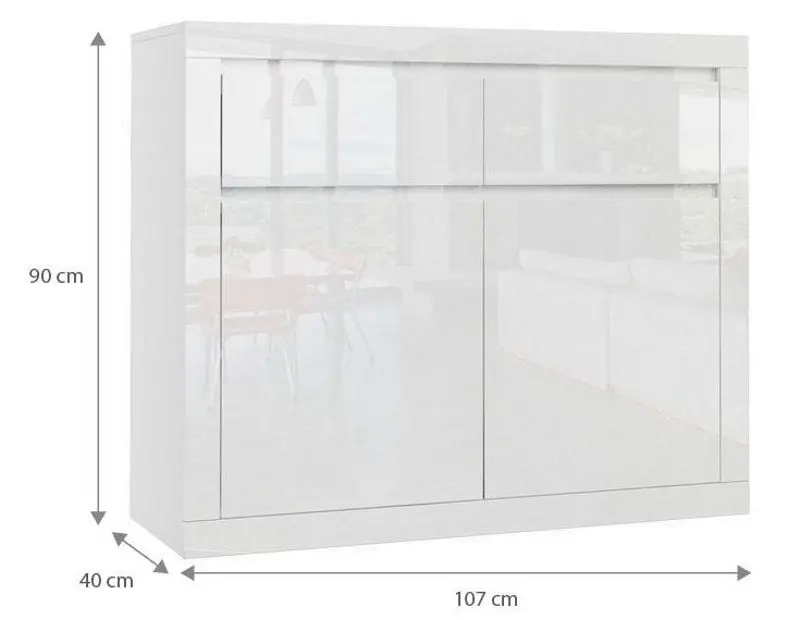 Comoda Tuckano 2D2S Sparkle (White Gloss)