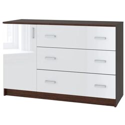 Comoda Tuckano 3S1D Basic (Wenge/White Gloss)