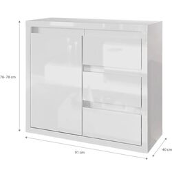 Comoda Tuckano 91 Glance (White Gloss) Thumb