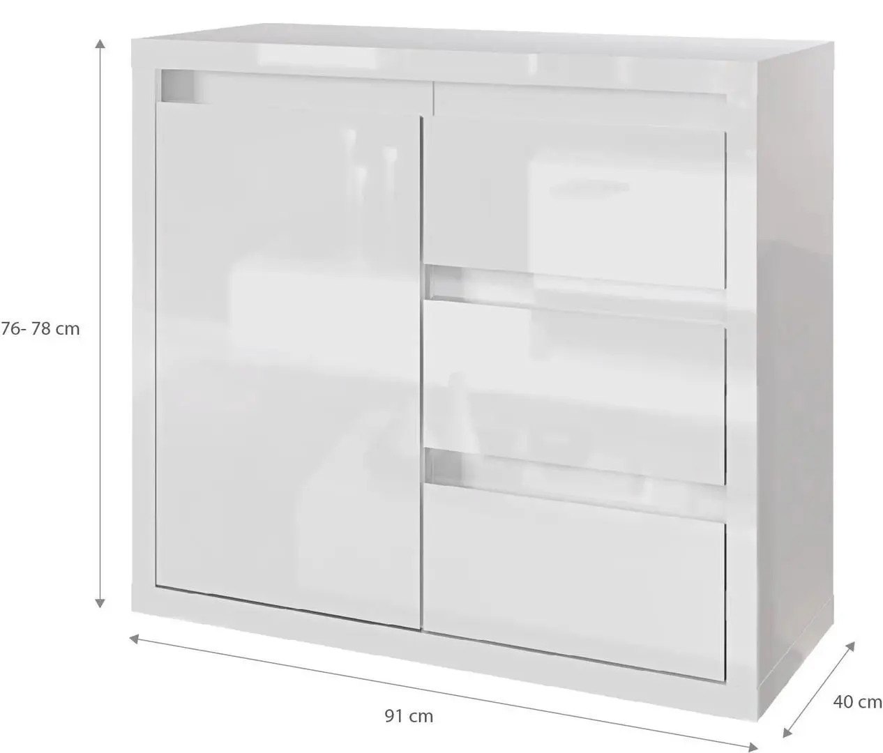 Comoda Tuckano 91 Glance (White Gloss)