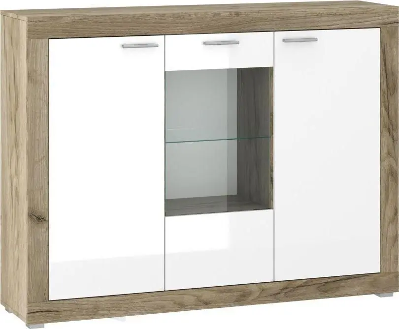 Tumba Tuckano 151 Warsaw (Craft Oak/White Gloss)