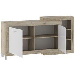 Тумба Tuckano 179 Ultra (Grey Craft Oak/White Gloss) Thumb