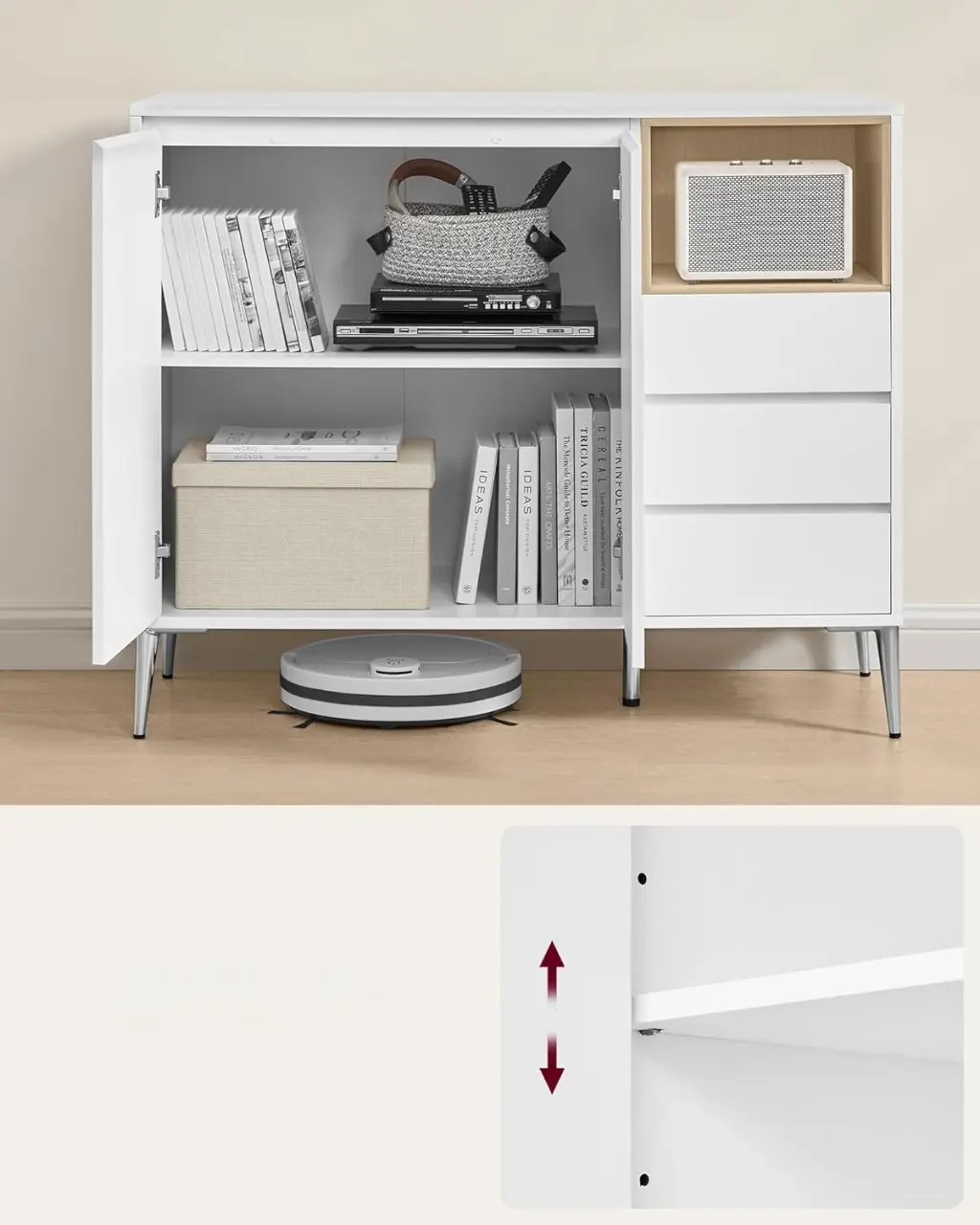 Tumba Vasagle BBK273W21 (Cloud White)