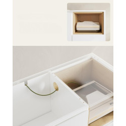 Tumba Vasagle BBK273W21 (Cloud White) Thumb