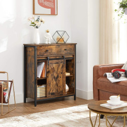 Тумба Vasagle LSC100B01 (Rustic Brown/Black)