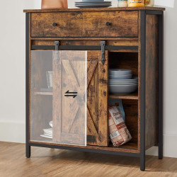 Тумба Vasagle LSC100B01 (Rustic Brown/Black) Thumb