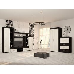 Comoda-bar Yasen Germes (Wenge Louisiana/Craft Oak White) Thumb