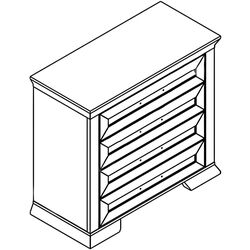 Comoda Yasen Marsel KOM4S (Snow Ash/Sonoma Oak Truffle) Thumb