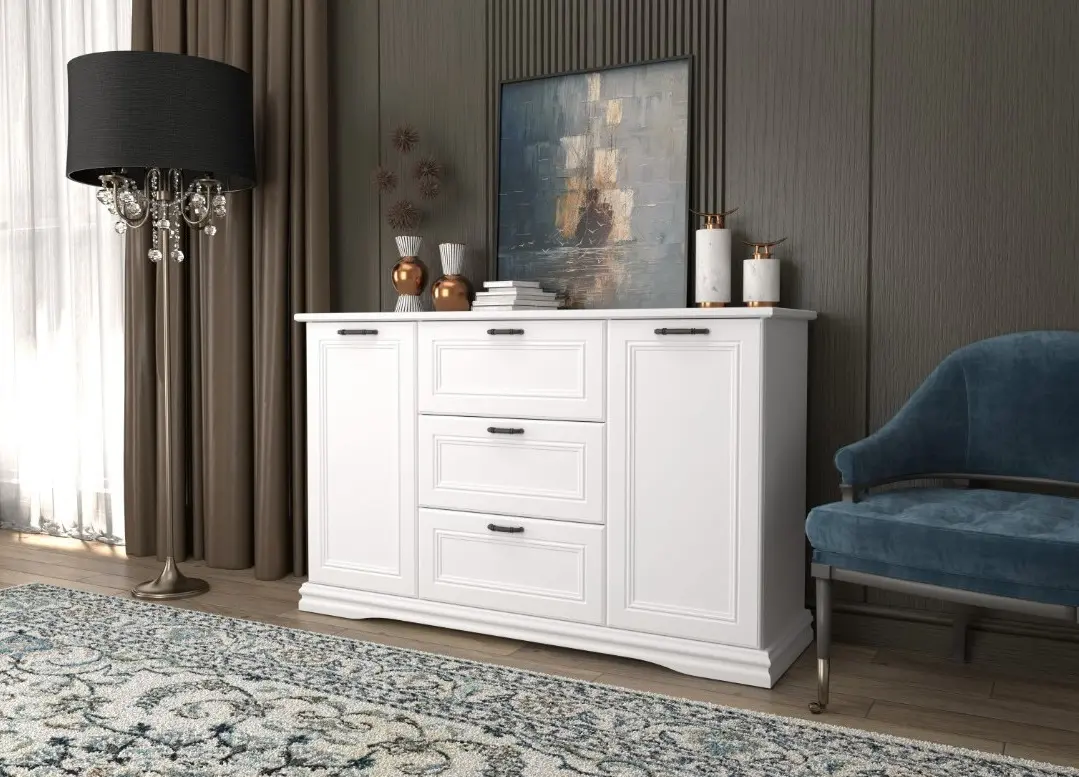 Comoda Yasen Sardiniya 2U3S (White)