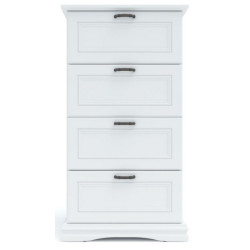 Комод Yasen Сардиния 4Ш (Нимфея Альба/Белый Супермат) Thumb