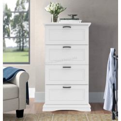 Comoda Yasen Sardiniya 4S (Nymphaea Alba/White Supermat)