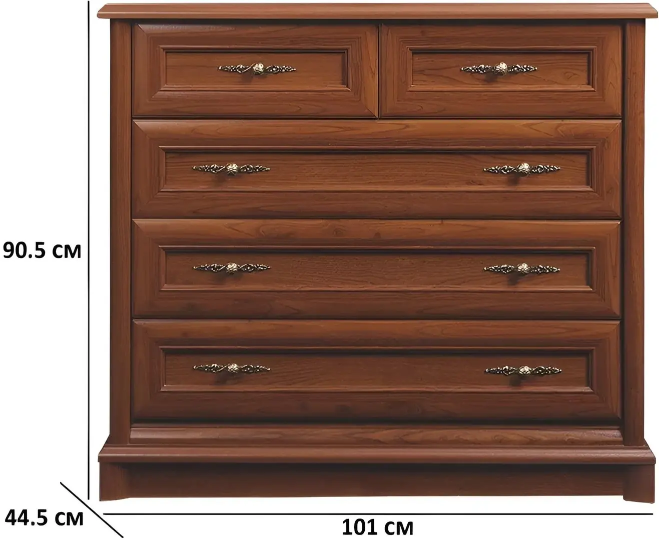Комод Yasen Sonata 5S/10 (Каштан)