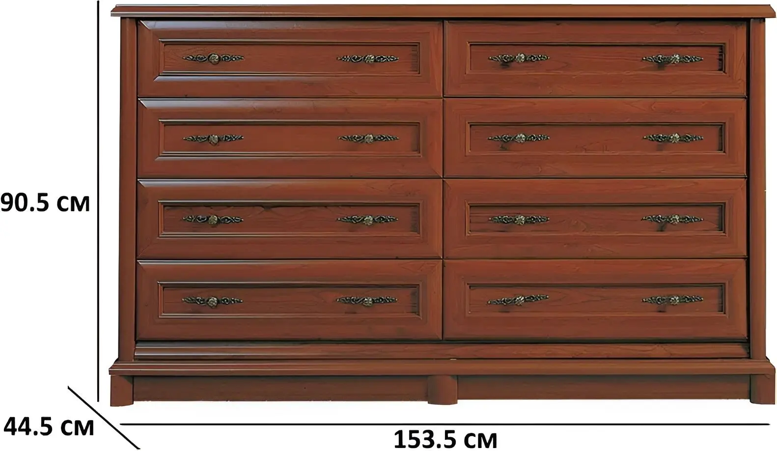 Comoda Yasen Sonata 8S (Chestnut)