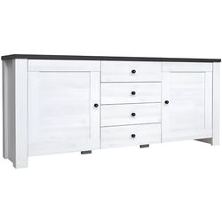 Тумба Yasen Антверпен II 2D4S (Ясень Снежный/Дуб Морённый) Thumb