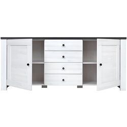 Тумба Yasen Антверпен II 2D4S (Ясень Снежный/Дуб Морённый) Thumb