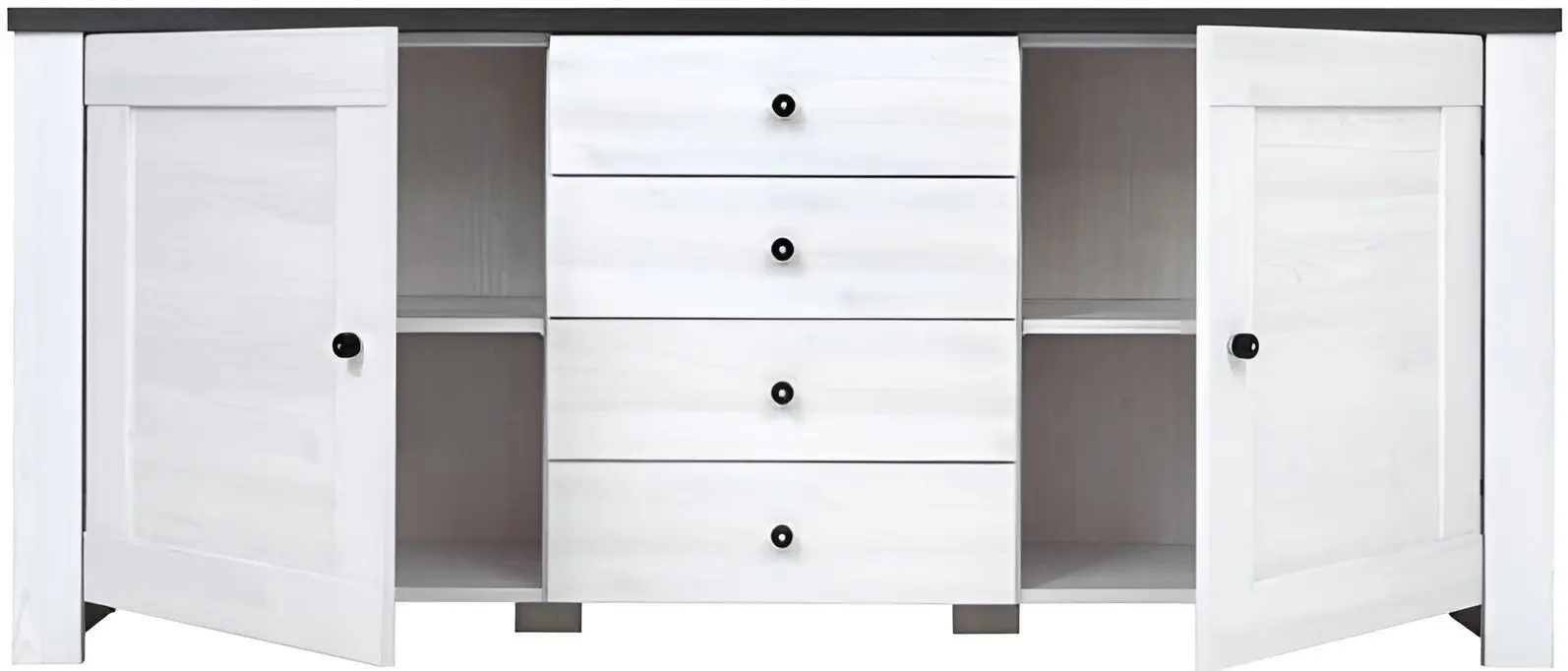 Тумба Yasen Антверпен II 2D4S (Ясень Снежный/Дуб Морённый)