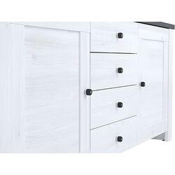 Тумба Yasen Антверпен II 2D4S (Ясень Снежный/Дуб Морённый) Thumb