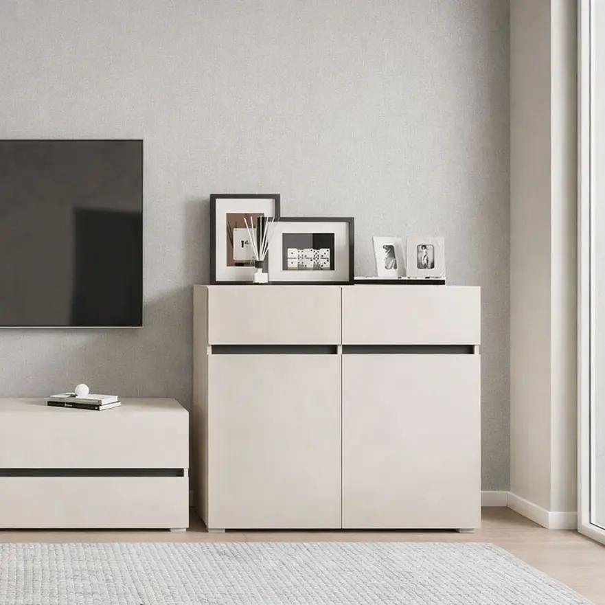 Тумба Yasen Лондон KOM2D2S (Кашемир/Антрацит)